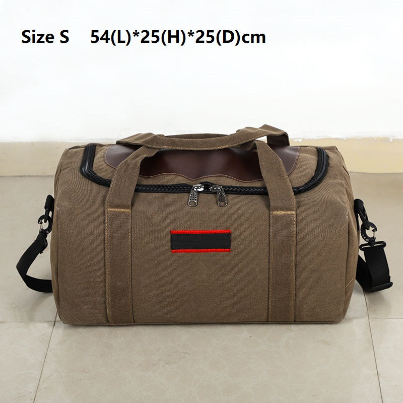 Canvas Storage Bag – High-Capacity Travel, Camping & Moving Luggage Bag ECOTREK