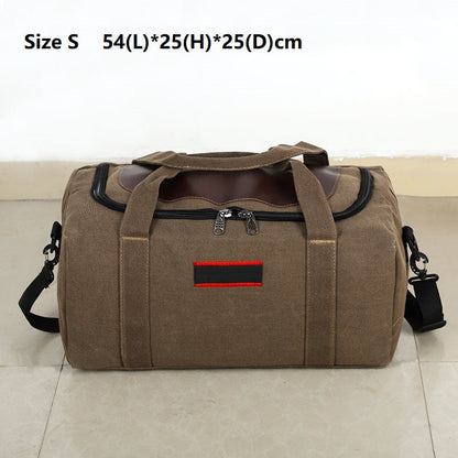 Canvas Storage Bag – High-Capacity Travel, Camping & Moving Luggage Bag ECOTREK