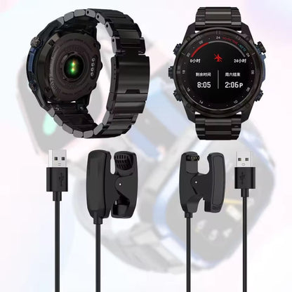 Garmin Descent watch series charger compatible with That Watch Shop, showing a sleek charging cable and connector.