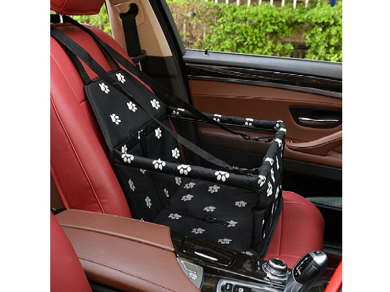 Waterproof Pet Cat Dog Car Seat Cover -  Grey Pawn Bone dealonline.co.nz