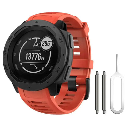 Soft Silicone Strap for the Garmin Instinct 1/2/Solar/Tactical Series (available in 5 colours) Habicare