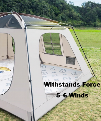 Family Tent Double Layers Waterproof Tent Manual pole setup  PU3000+ LCF01633 ECOTREK