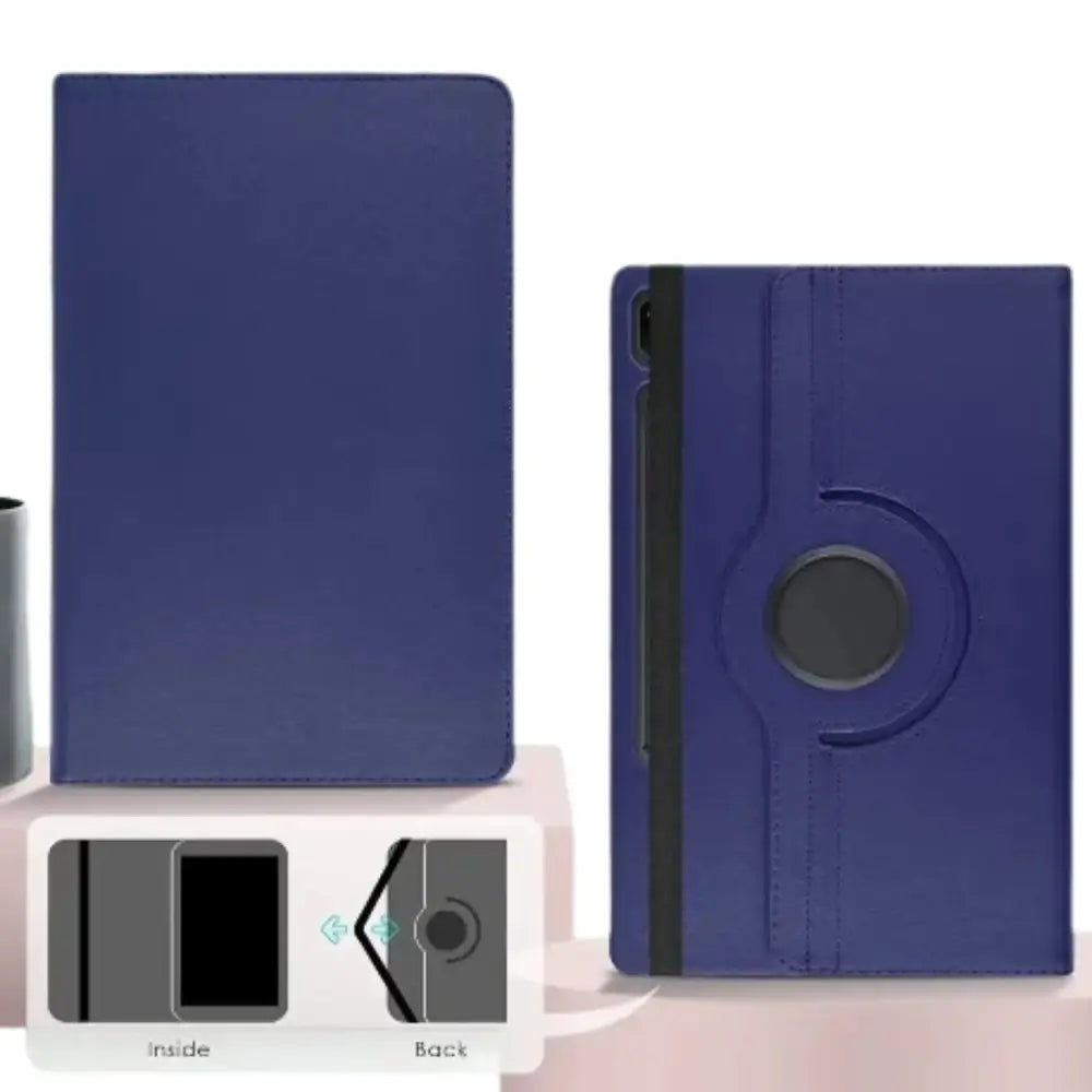 360° Rotating Case for Samsung Galaxy Tab (Dark Blue) Habicare