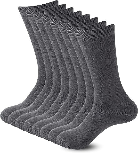 Business Socks Crew Socks Grey (12 Pairs) Men's Dress Socks - SIZE7-10 dealonline.co.nz