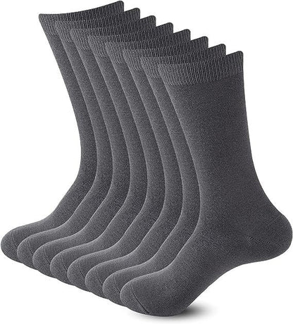 Business Socks Crew Socks Grey (12 Pairs) Men's Dress Socks - SIZE7-10 dealonline.co.nz