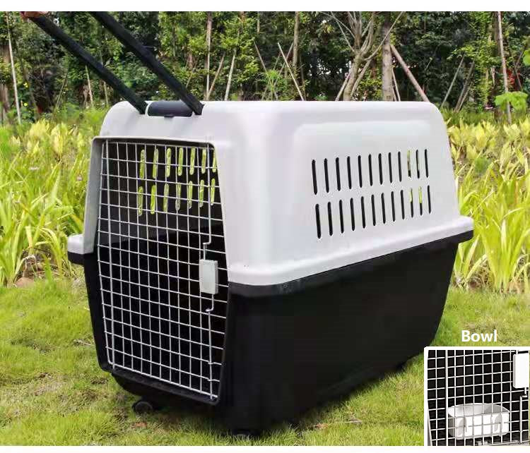 PP60 XX-Large Airline Travel Cage/Carrier/Crate 99cm Wheeled Air NZ with Bowl dealonline.co.nz