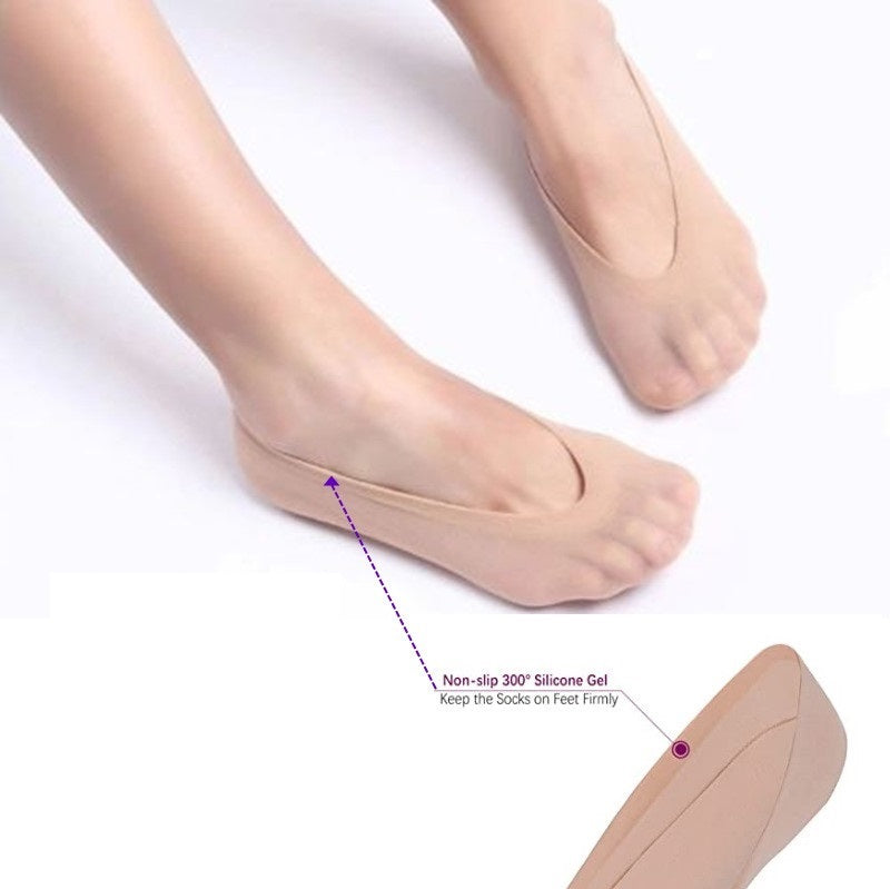 Invisible Low Cut Anti Slippery Stretchy Loafer Boats Socks dealonline.co.nz
