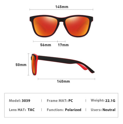 HD Polarized lens Sports Sunglasses Anti-Blue Ray Hydrophobic 4 colours dealonline.co.nz