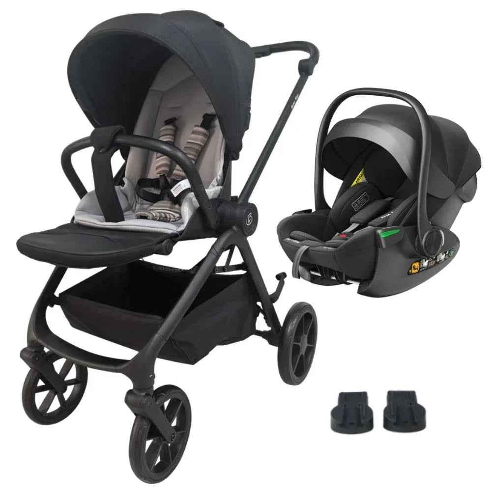 Crown Y Luxury Travel System – Reversible Stroller + Reclining i-Size Capsule Combo