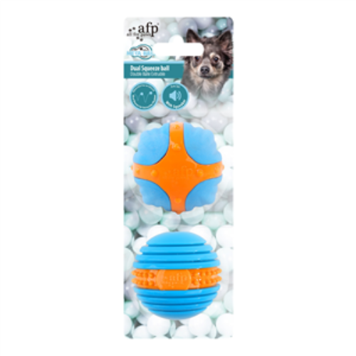 AFP Meta Dual Squeeze Ball 6.3cm 2pk Animal Addiction Limited