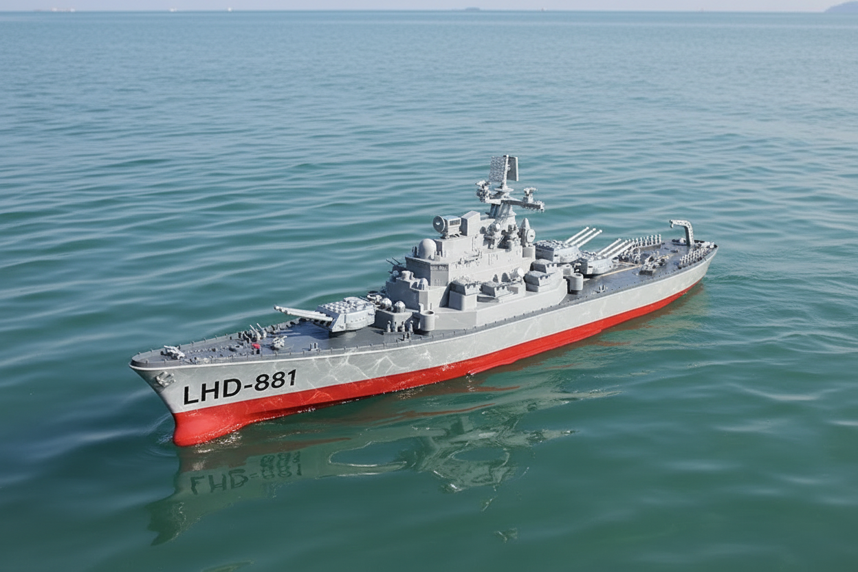 60cm Large RC Battleship 1:390 2.4G Gift Toy for Kids and Adults dealonline.co.nz