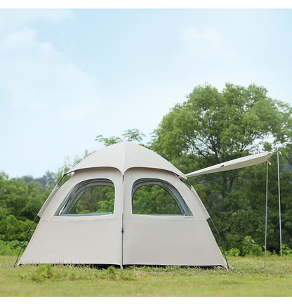 Large Hexagon Double-Layer Waterproof Camping Tent ECOTREK