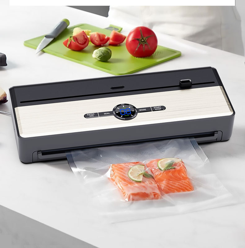 Food Vacuum Sealer Automatic Sealing Machine  70kpa 135w 5mm dealonline.co.nz
