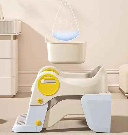 3-in-1 Potty Training Seat with Ladder & Detachable Potty