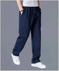 Men's Oversized Cotton Casual Knit Sweatpants - Relaxed Fit Joggers