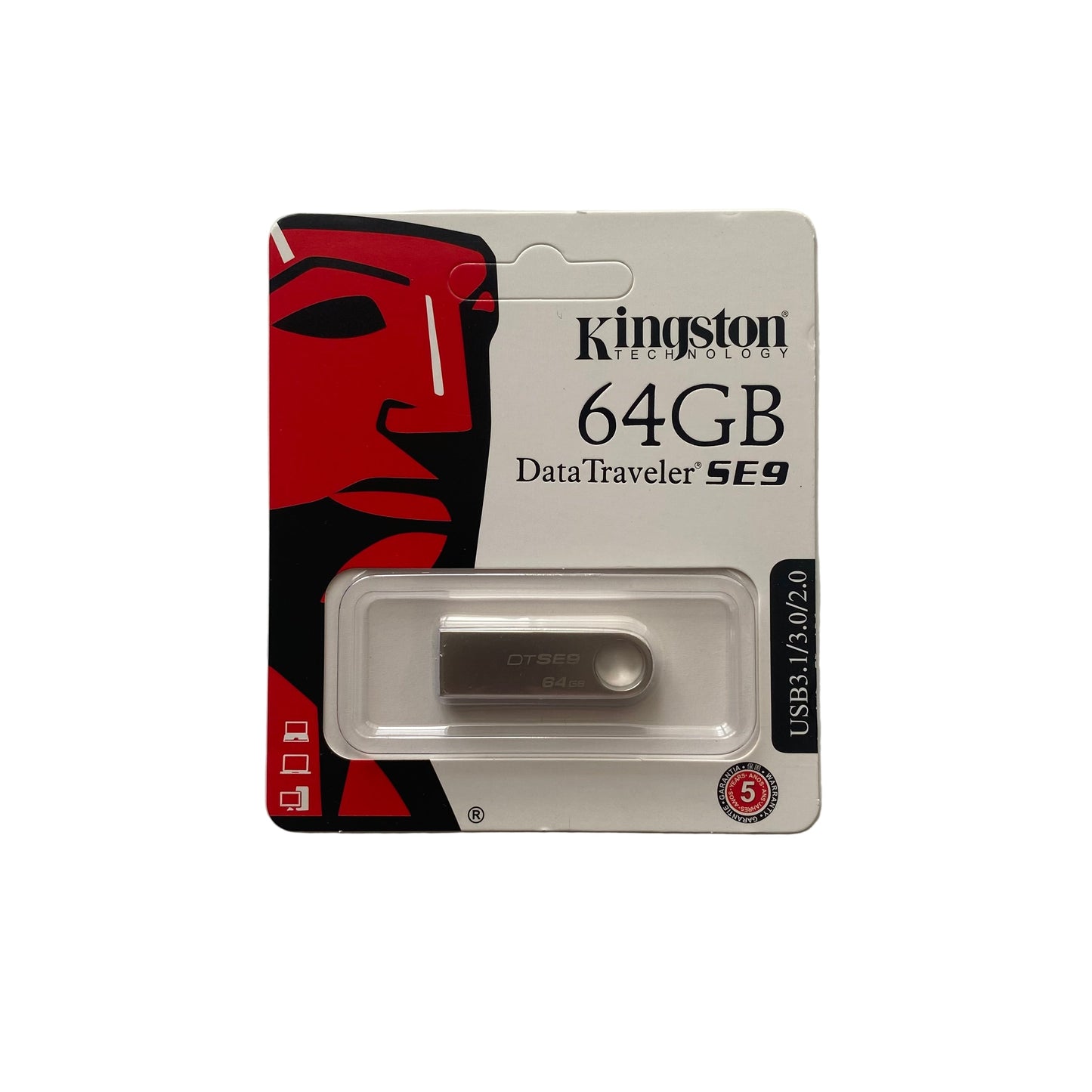 Kingston USB Flash Drive (32GB, 64GB, 128GB, 256GB) 9eight5