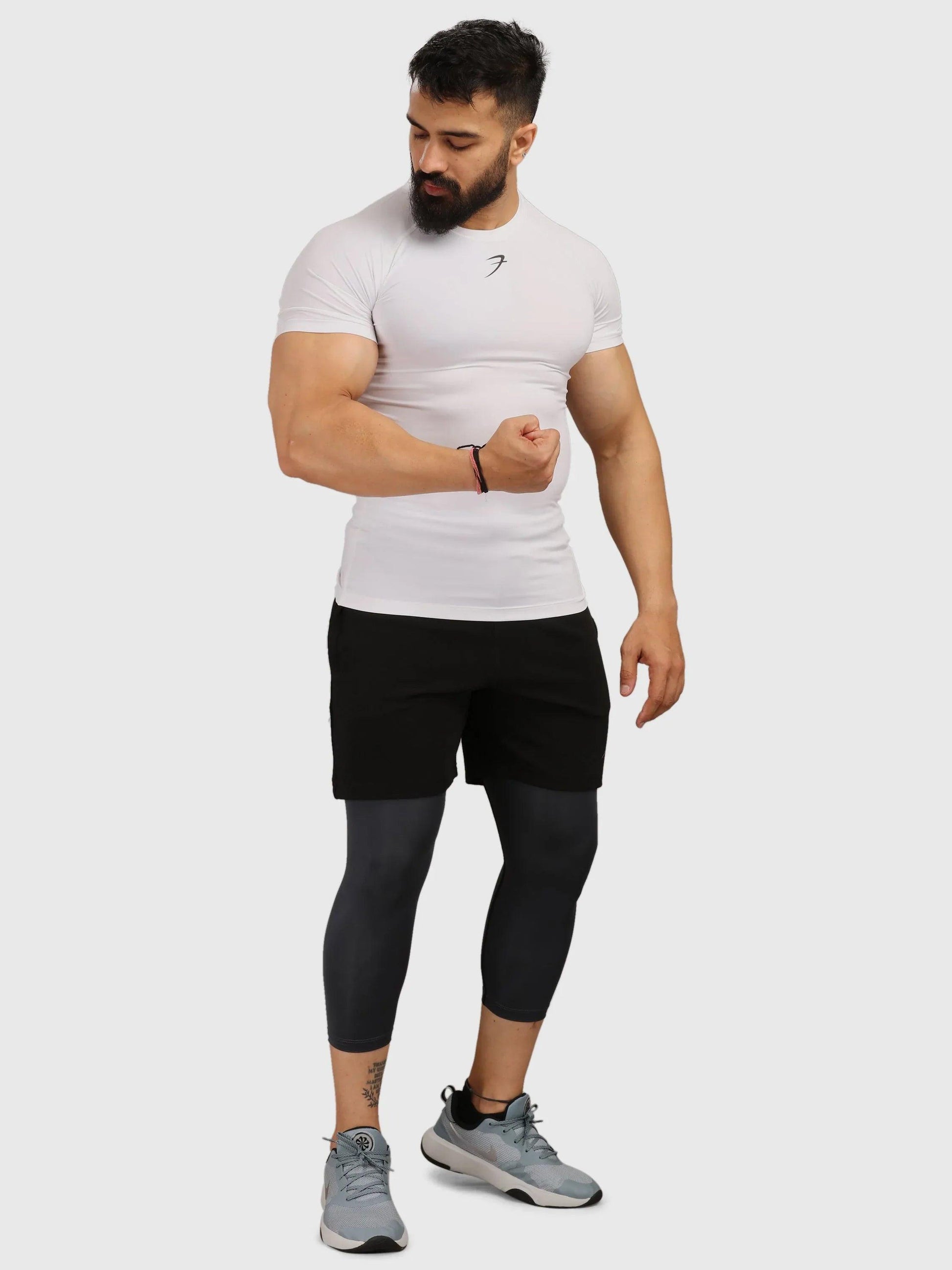 Compression T-shirt White.