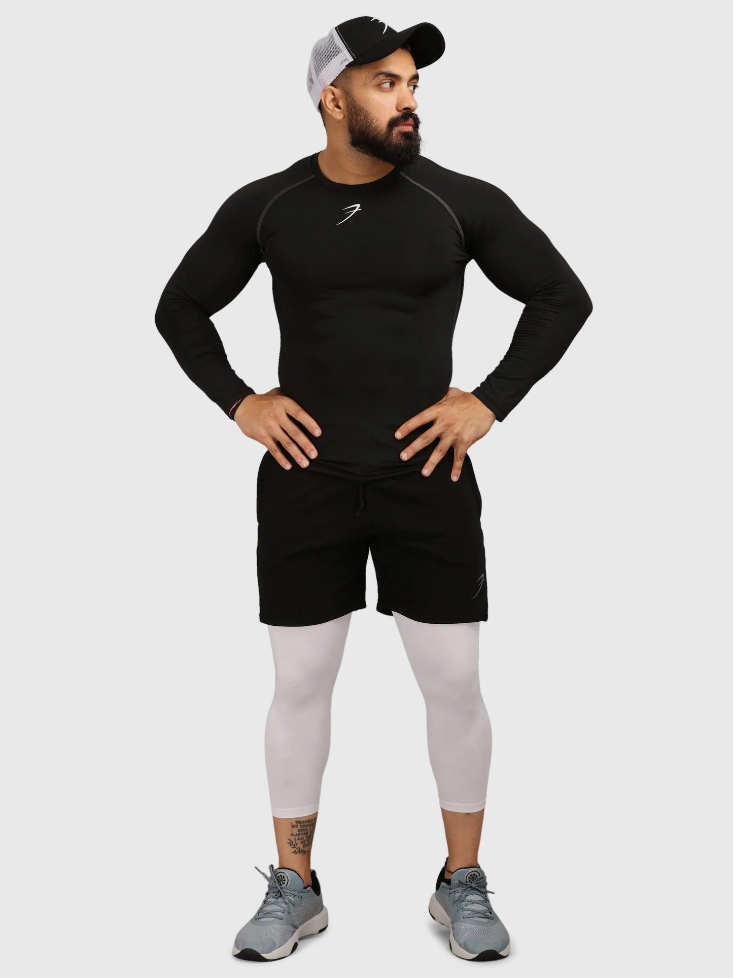 Compression Fullsleeves T-shirt Black.