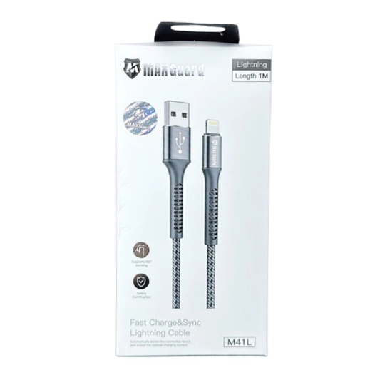 Maxguard 1m USB-A to Lightning cable M41L