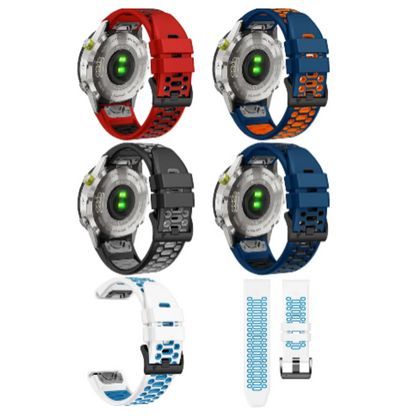 Silicone Watch Band for the Garmin Fenix 7 & 7 Pro (available in 12 colours) Habicare