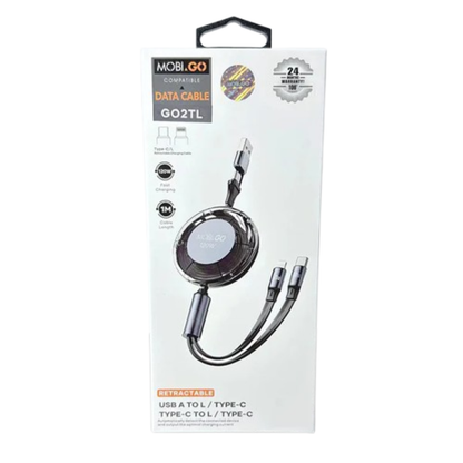 Mobigo 1m 3 in 1 Cable GO2TL