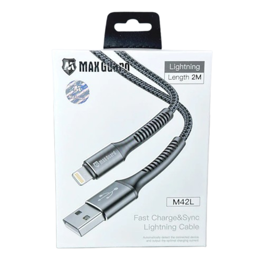 Maxguard 2m USB-A to Lightning cable M42L