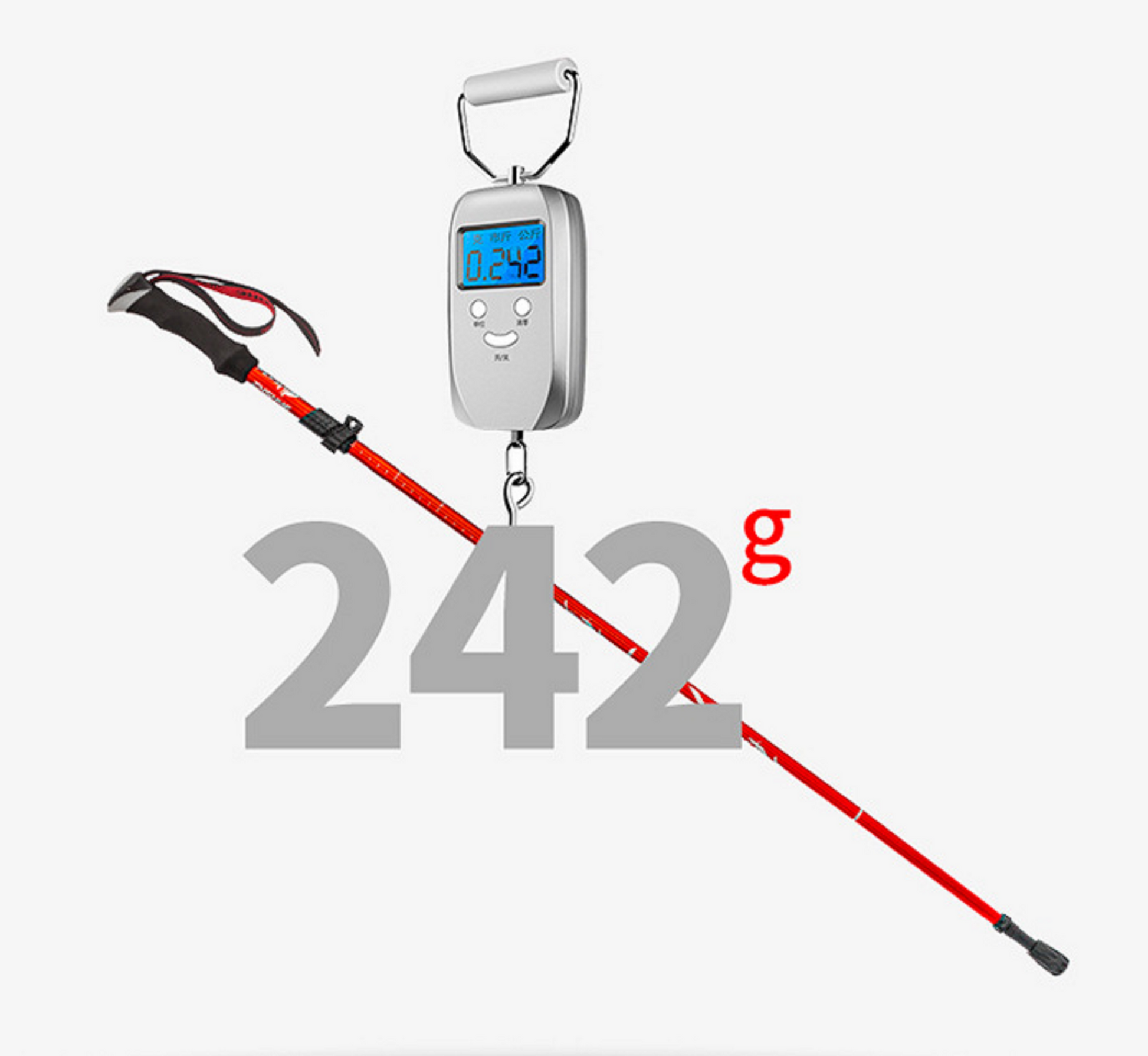 Aluminum Alloy Folding Ultralight Trekking Poles ECOTREK