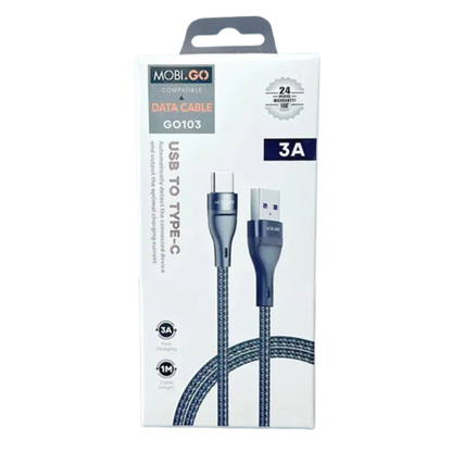 Mobigo 1m USB-A To C Cable G0103