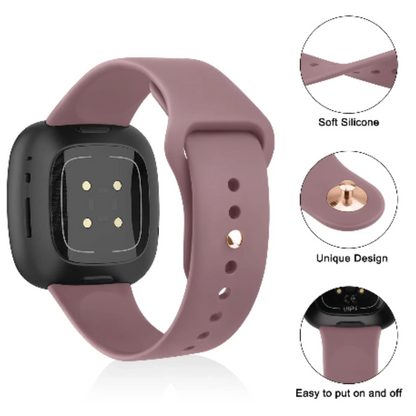 Silicone Watch Band for Fitbit Sense (available in 17 colours) Habicare