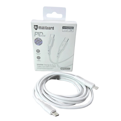 Maxguard 2m 65W Type-C to C Cable MP02CC
