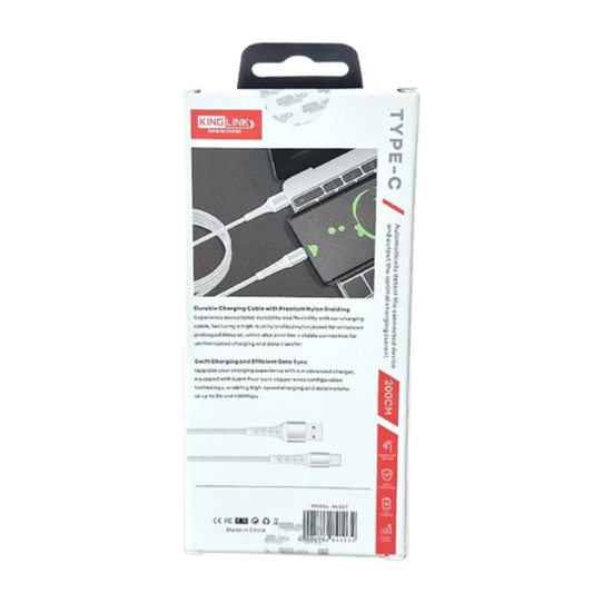 Kinglink 2m USB-A to C Cable KL02T