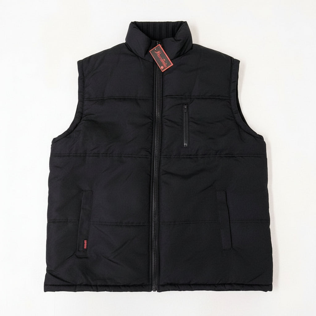 Marked Size 3XL Vest/Sleeveless Thermal Jacket Black dealonline.co.nz