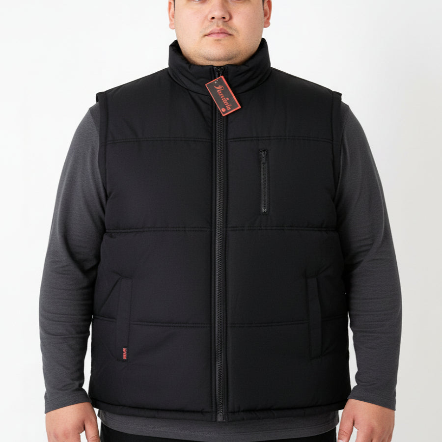 Marked Size 3XL Vest/Sleeveless Thermal Jacket Black dealonline.co.nz
