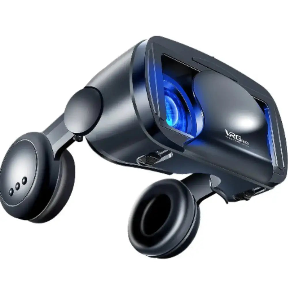 3D VR Headset with Headphones & Controller Habicare