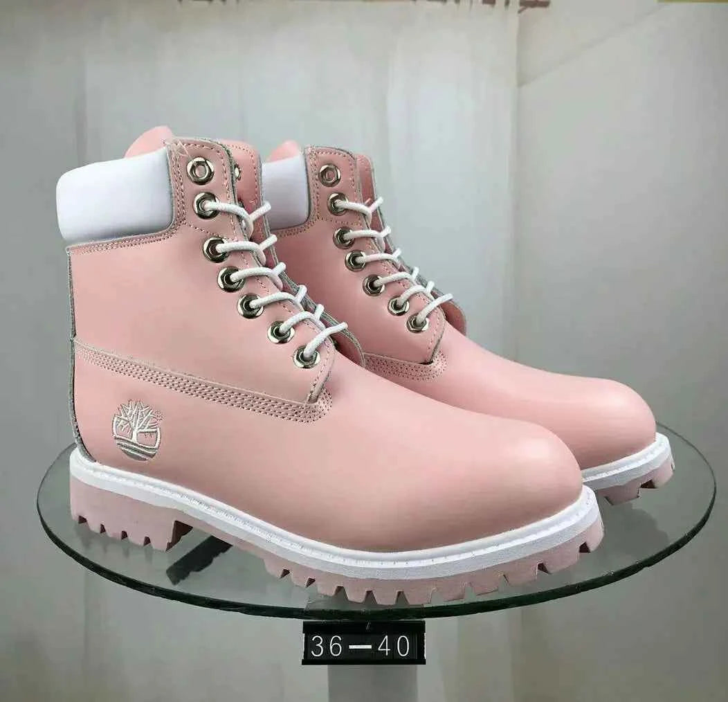 Classic Leather Work Boots - Durable Cowhide Waterproof Boots for Men and Women | Outdoor Hiking