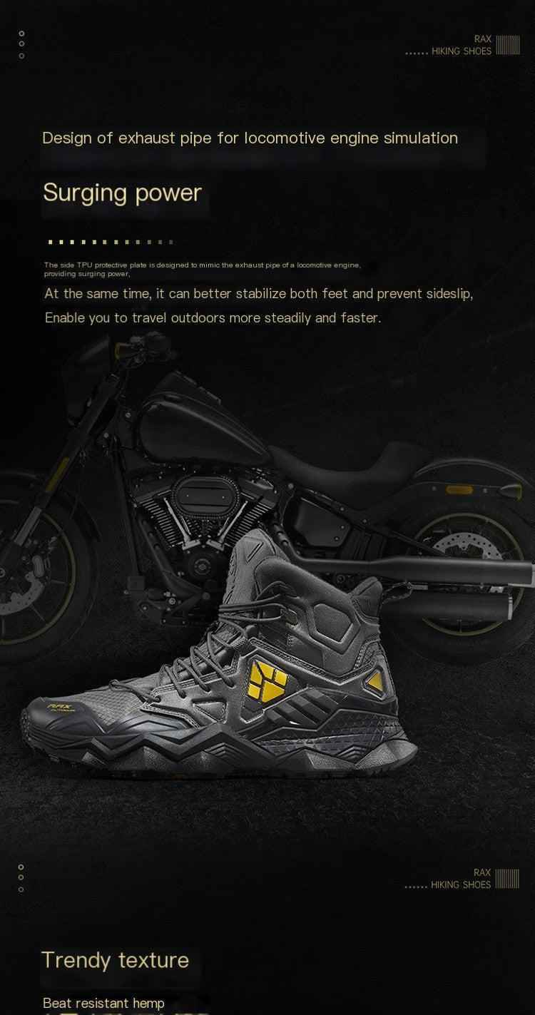 RAX Waterproof Men's Winter Hiking Boots (High-Top)