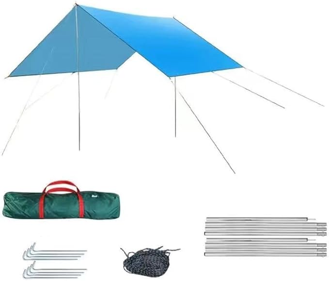 Square Sun Shade Sail – Waterproof Outdoor Canopy for Garden, Patio, and Parties ECOTREK