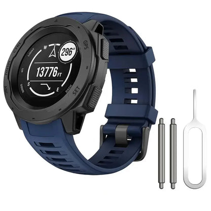 Soft Silicone Strap for the Garmin Instinct 1/2/Solar/Tactical Series (available in 5 colours) Habicare
