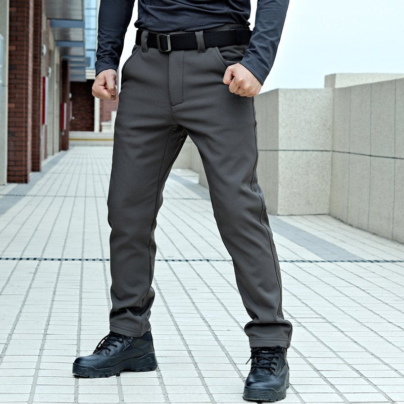 Tactical Soft Shell Fleece Lined Cargo Pants Water Resistant Windbreaker 32-42 dealonline.co.nz