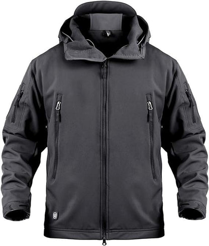 Men's Military Tactical Soft Shell Jacket Coat Water Resistant Windbreaker - ShopHub