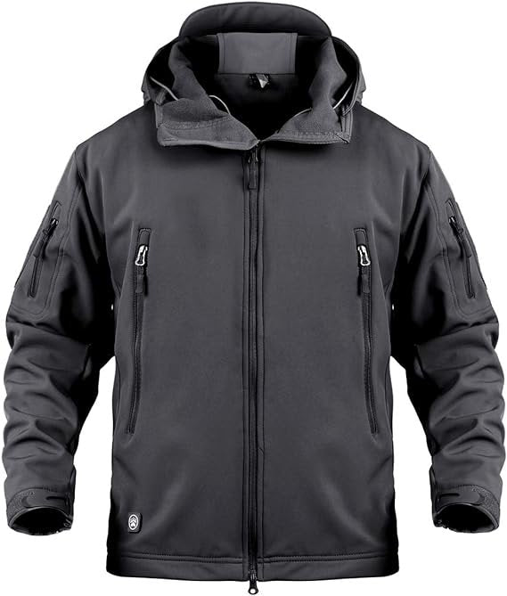 Men's Military Tactical Soft Shell Jacket Coat Water Resistant Windbreaker - ShopHub