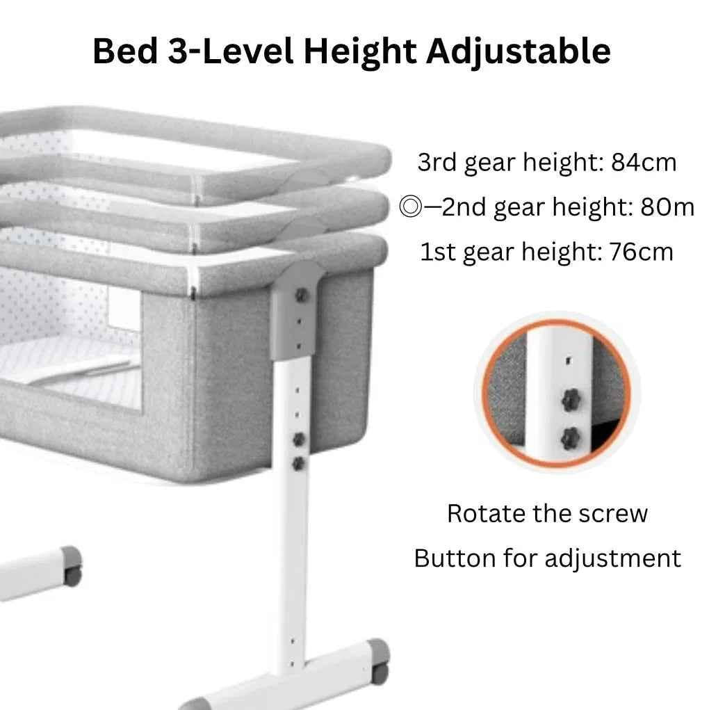 Preorder - 3in1 CoSleeper Baby Bassinet and Game Bed & Mattress – Adjustable Height