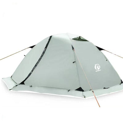 3-Person Double-Layer Four-Season Mountaineering Tent with Snow Skirt ECOTREK
