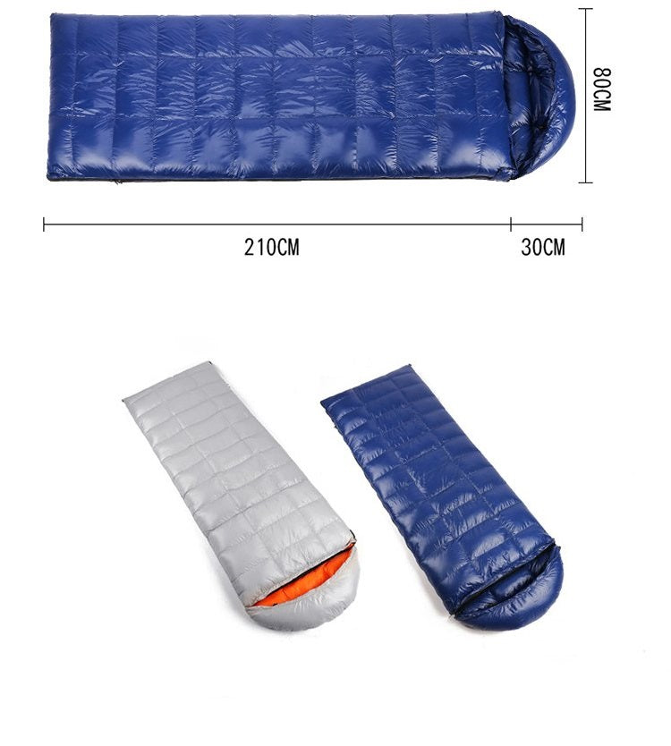 Goose Down Envelope Sleeping Bag – Compact & Lightweight LLL3011 ECOTREK