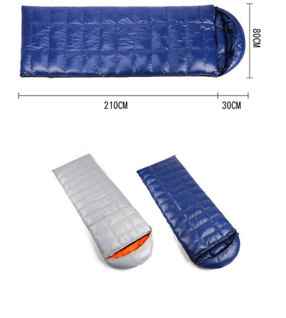 Goose Down Envelope Sleeping Bag – Compact & Lightweight LLL3011 ECOTREK