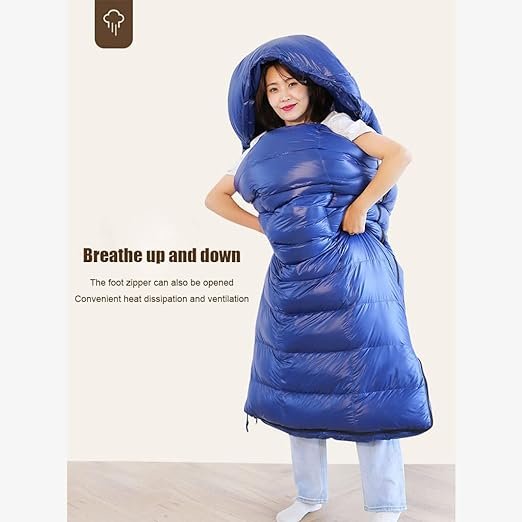 Goose Down Envelope Sleeping Bag – Compact & Lightweight LLL3011 ECOTREK