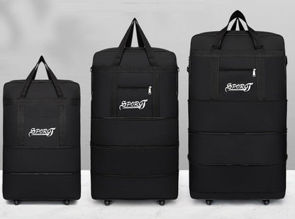 High-Capacity Storage Bag – Foldable Airline Checked Luggage with Wheels ECOTREK