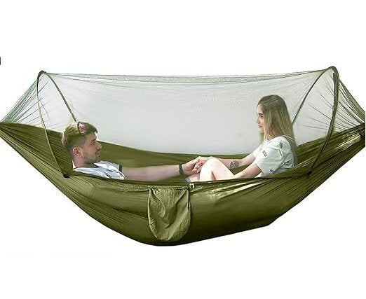 ECOTREK-Portable Automatic Quick-Open Mosquito Hammock with Net ECOTREK