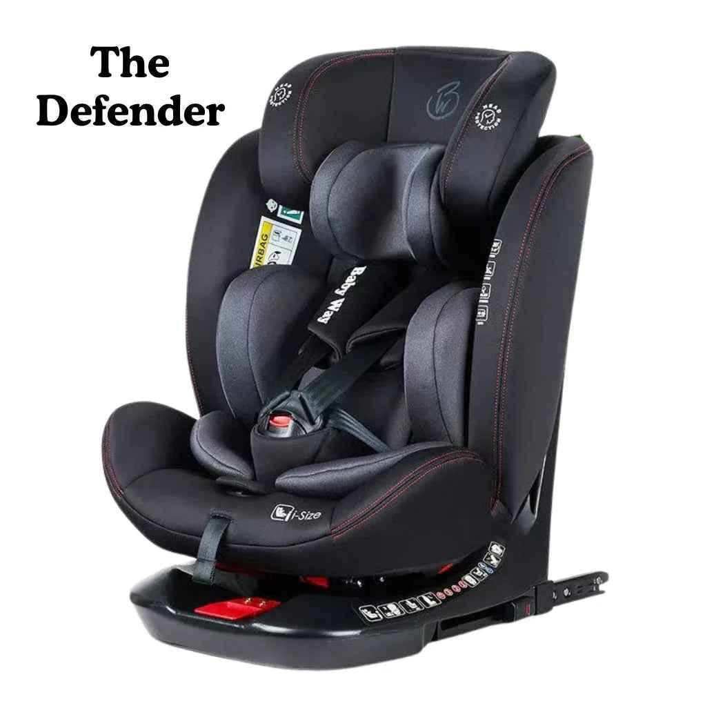 The Defender – i-Size 360 Rotating Convertible Car Seat with Isofix and Top Tether