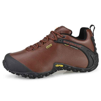 Men's and Women's Outdoor Cowhide Climbing Shoes - Durable Hiking Footwear